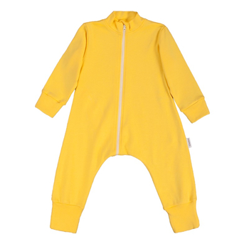 Комбинезон-пижама на молнии легкий "Желтый" ЛКМ-БК-ЛИМ (размер 80) - Пижамы - интернет гипермаркет детской одежды Смартордер