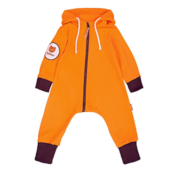 Комбинезон из футера "Огненный апельсин" ТКМ-ОА (размер 68) - Комбинезоны от 0 до 3 лет - интернет гипермаркет детской одежды Смартордер